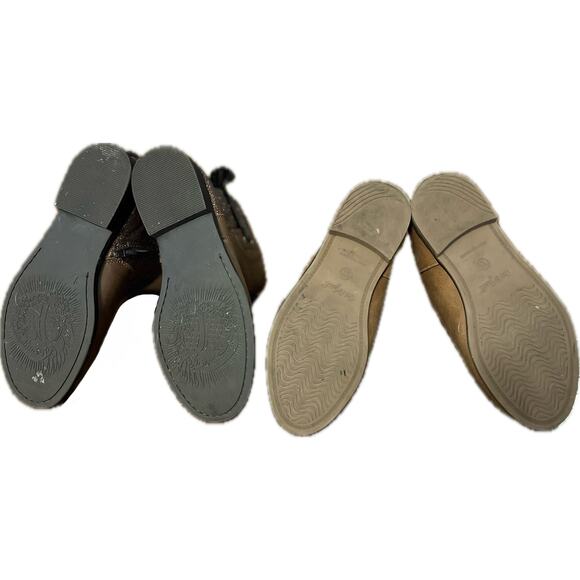 Girl's Brown Ankle Boots, Lot of 2 - Picture 5 of 5